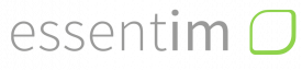 Essentim-Logo: Ein modernes Unternehmen, das auf Softwarelösungen für Labormanagement spezialisiert ist.