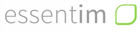Essentim-Logo: Ein modernes Unternehmen, das auf Softwarelösungen für Labormanagement spezialisiert ist.